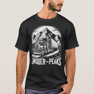 Retro Trucker  Truck Driver Trucking Trucks Lover  T-Shirt