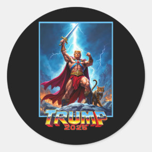 Retro Trump 45 47 President United States Take Ame Classic Round Sticker