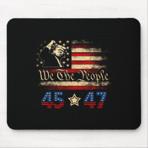 Retro Trump 45 47 Presidential Election Winner Ina Mouse Mat