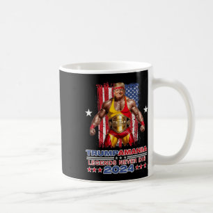 Retro Trump Funny Wrestling Meme Trumpamania 2024  Coffee Mug