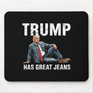 Retro Trump Has Great Jeans Meme 1 Mouse Mat