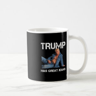 Retro Trump Has Great Jeans Meme Vintage Coffee Mug