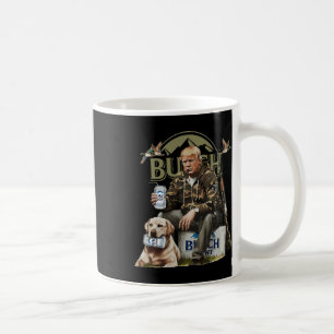 Retro Trump Hunting Deer Funny Beer Drinking Beer  Coffee Mug