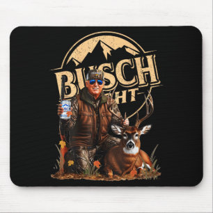 Retro Trump Hunting Deer Funny Beer Drinking Hunti Mouse Mat