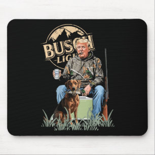 Retro Trump Hunting Deer Funny Beer Drinking Hunti Mouse Mat