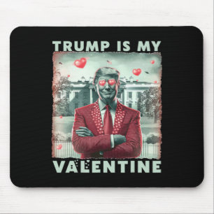 Retro Trump Is My Valentine Trump Valentine Day 2 Mouse Mat
