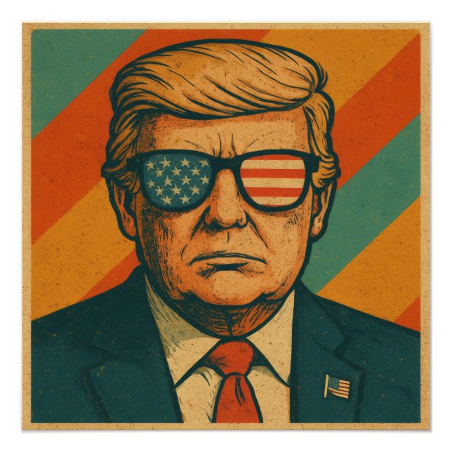 Retro Trump Poster (Front)