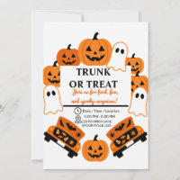 Retro Trunk or Treat Community Halloween Party