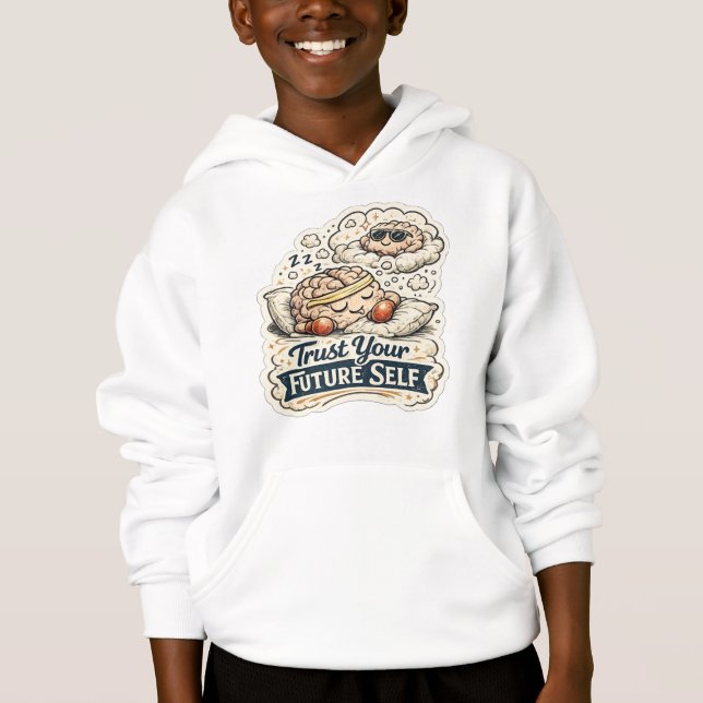 Retro Trust Your Future Self Skeleton Graphic Men' (Front)