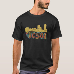 Retro Tucson Skyline Vintage Cityscape Tucson Ariz T-Shirt