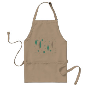 Retro Turquoise Diamond  & Starburst Apron