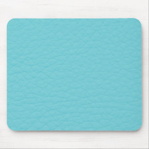 Retro Turquoise Teal Leather Custom Mouse Mat