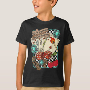 Retro Turquoise Western Wild West Cowboy Cowgirl  T-Shirt