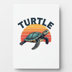 Retro Turtle T-Shirt Plaque