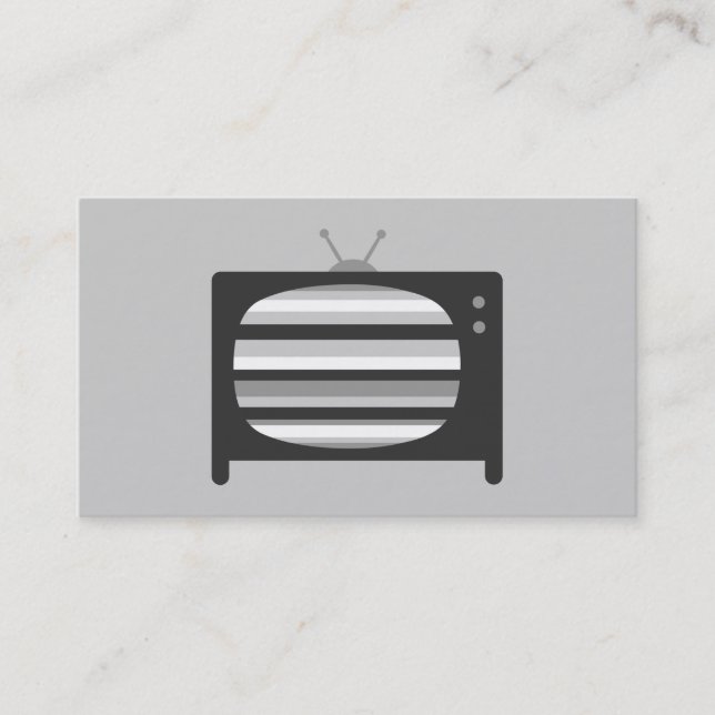 Retro TV Business Cards (Front)