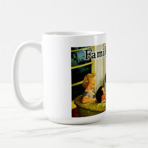 Retro TV Family Mug (Family Bonding)