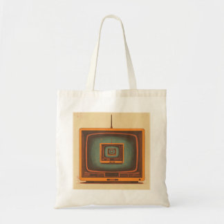 Retro TV Infinity Tote Bag