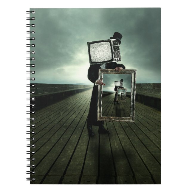 Retro tv men notebook (Front)