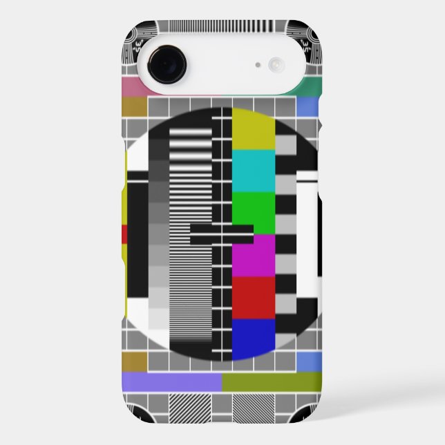 Retro TV Text Pattern iPhone 5 Case Mate (Back)