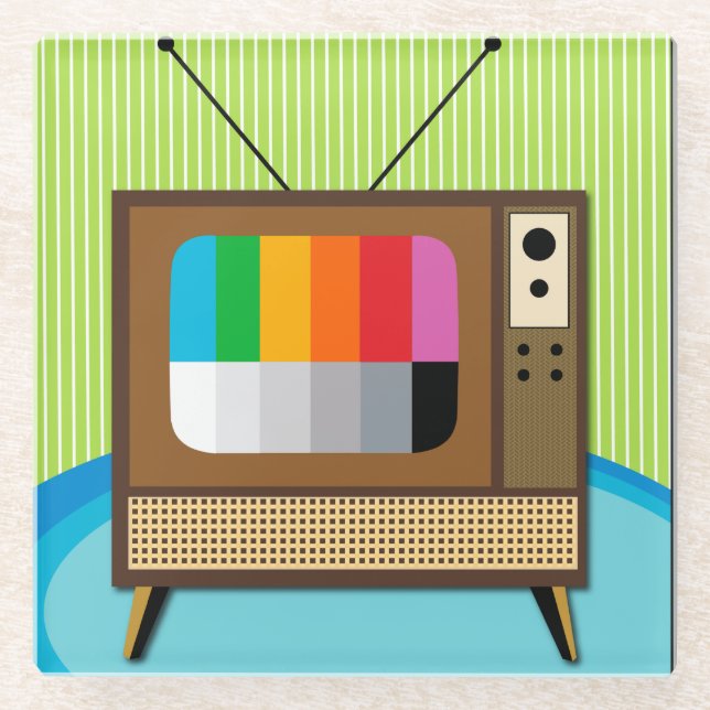 Retro TV Time Coaster (Front)