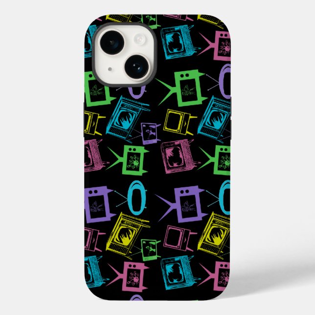 Retro TVs Case-Mate iPhone Case (Back)