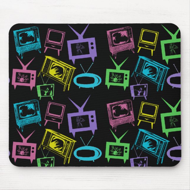 Retro TVs Mouse Mat (Front)
