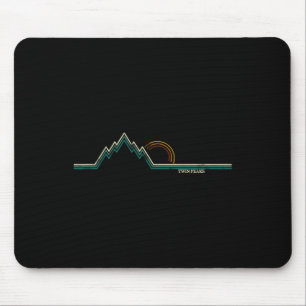 Retro Twin Peaks Mouse Mat