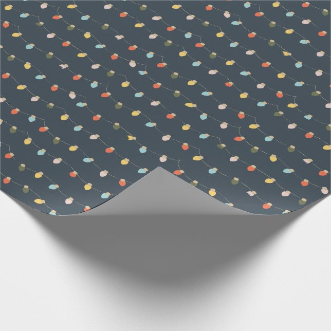 Retro Twinkles Wrapping Paper (Corner)