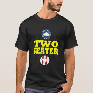 Retro Two Seater Arrow 4Th Of July American Flag T T-Shirt