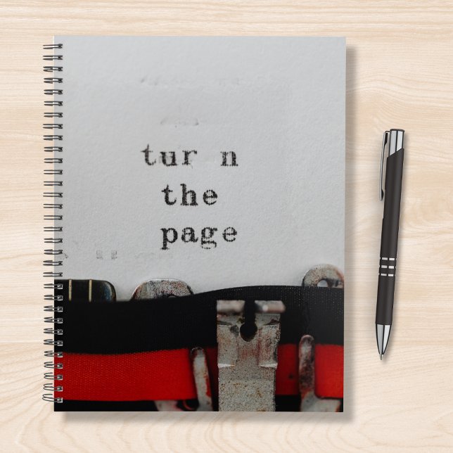 Retro Typewriter "Turn The Page" Planner (Creator Uploaded)