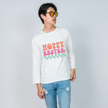 Retro typography Hoppy Easter