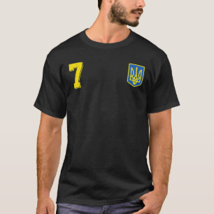 Retro Ukraine Soccer Jersey Ukrayina Football T-Shirt