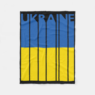 Retro Ukrainian Gift Souvenir vintage Ukraine Flag Fleece Blanket