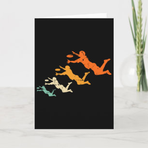 Retro Ultimate Frisbee Player Vintage Disc Ultimat Card