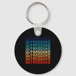 Retro Ultrasound Technologist Key Ring