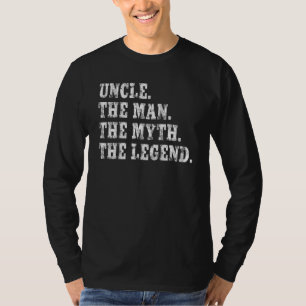 Retro Uncle Men Uncle The Man The Myth The Legend T-Shirt