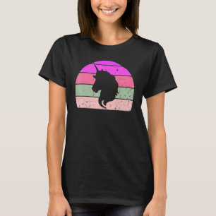 Retro Unicorn Vintage Unicorn Silhouette Pegasus A T-Shirt