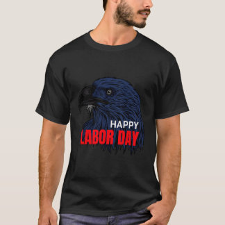 Retro Union Strong American Happy Labour Day Usa P T-Shirt