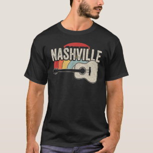 Retro Unique Country Music Nashville Musician Gui T-Shirt