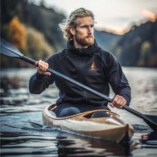 Retro Upper Peninsula Kayaking Hoodie