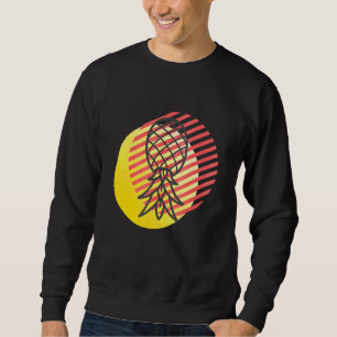 Retro Upside Down Pineapple Swingers  1 Sweatshirt