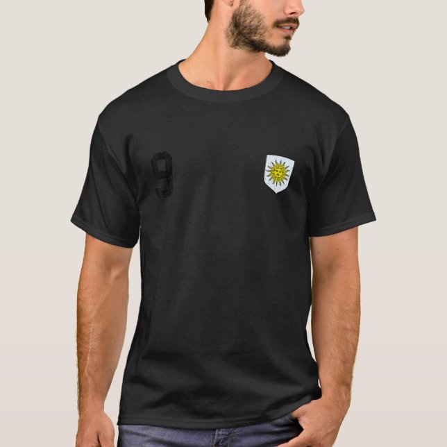 Retro Uruguay Soccer Jersey Celeste Futbol T-Shirt (Front)