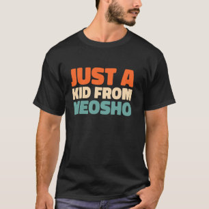 Retro Us City American Just A Kid From Missouri Ne T-Shirt