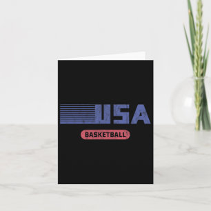 Retro Usa 2020 Team American Basketball Vintage Card