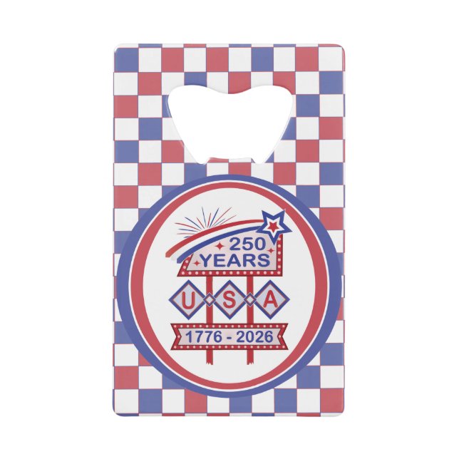 Retro USA 250th Anniversary Marquee Sign 1776-2026 (Front)