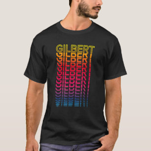 Retro Usa Colourful City  Nostalgic Gilbert T-Shirt