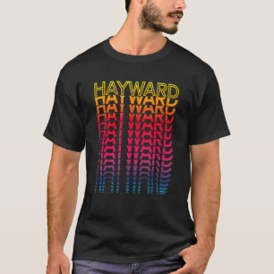 Retro Usa Colourful City Nostalgic Hayward T-Shirt