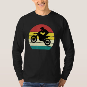 Retro USA Dirt Bike Rider Vintage Motocross Motorc T-Shirt