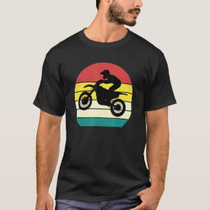 Retro USA Dirt Bike Rider Vintage Motocross Motorc T-Shirt