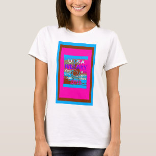 Retro USA Stronger Together Abstract Art Print T-Shirt